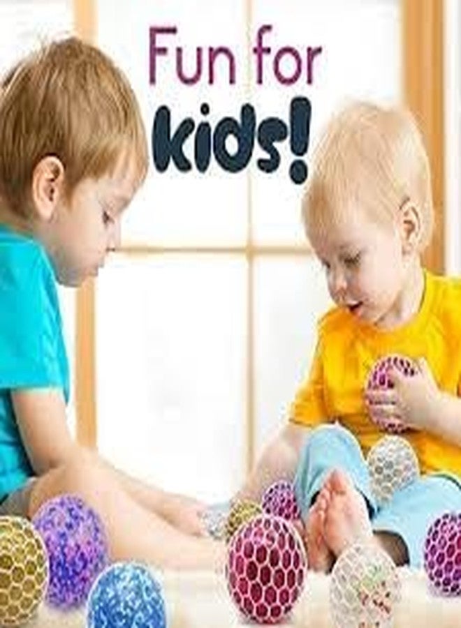 Sellon1 Squeeze Away Stress Relief Ball - 2 Pcs Squishy Ball Set Multicolor, Soft Toys for Kids Party Favor Stress Balls Toys and Return Gifts for Kids - Image 2